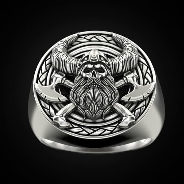 RING SIGNET NORDISK VIKINGKAMPSYXA 149