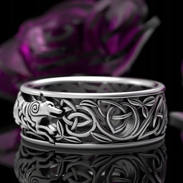 Viking SIGNETRING NORDISK ULVERUNE 148