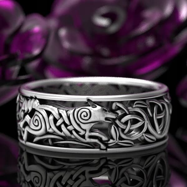 Viking SIGNETRING NORDISK ULVERUNE 148