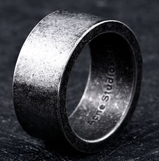 RING Stål Silver VIKING 316L AMULET 145