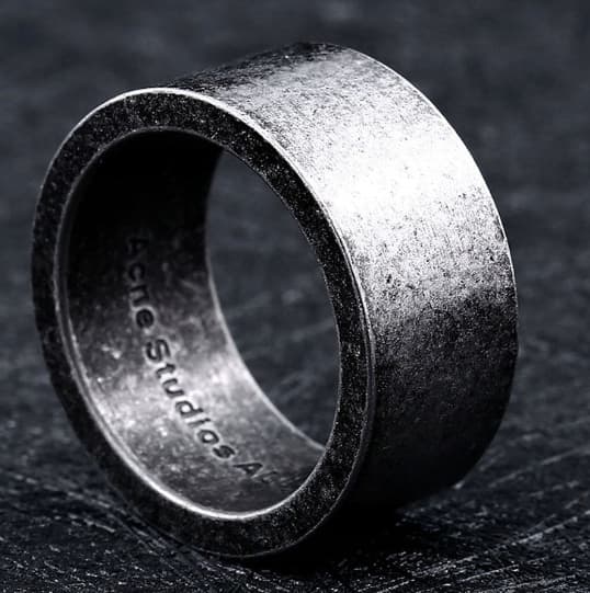 RING Stål Silver VIKING 316L AMULET 145