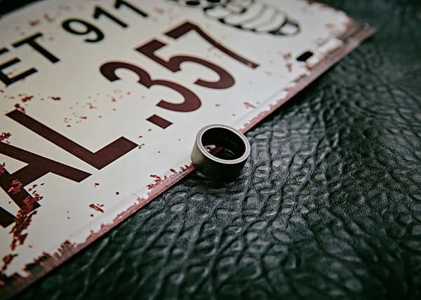 RING Stål Silver VIKING 316L AMULET 145