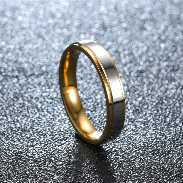 VIHKISORMUKSET TERÄSsormus 4mm 316L koko 22