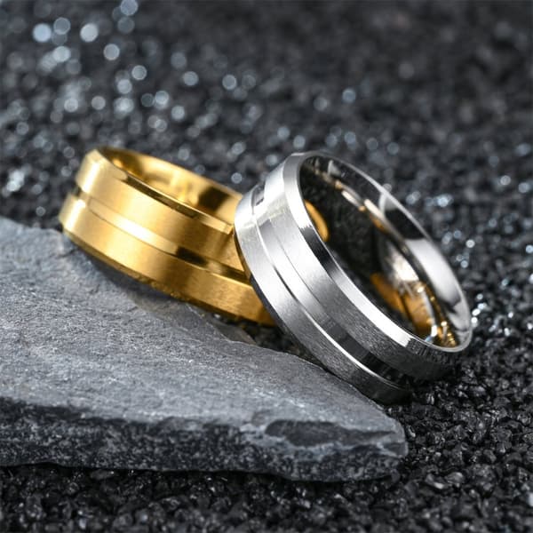 VIGSELRING SILVER STÅLSMYCKEN 316L storlek 28 EU28 US12