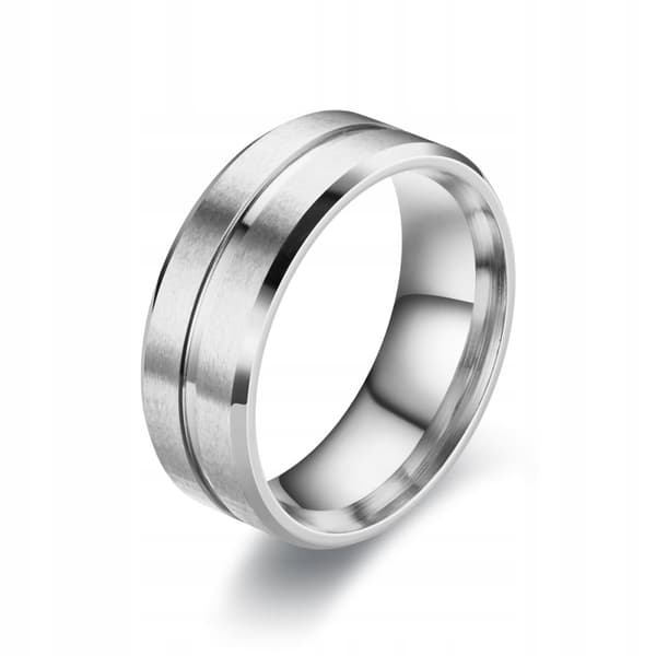 VIGSELRING SILVER STÅLSMYCKEN 316L storlek 28 EU28 US12