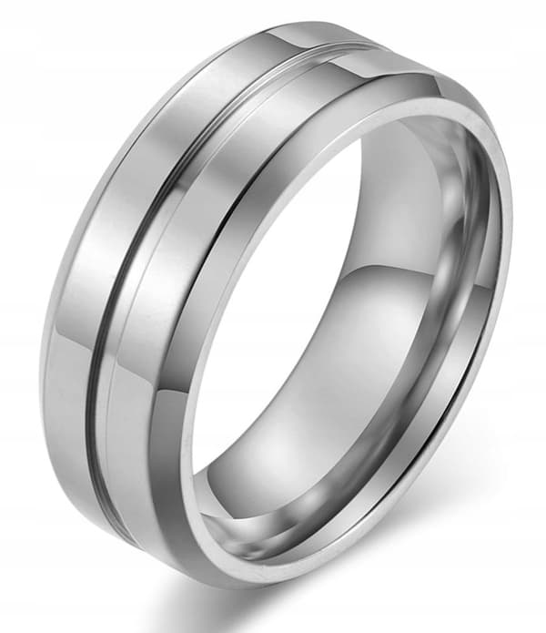 VIGSELRING SILVER STÅLSMYCKEN 316L storlek 28 EU28 US12