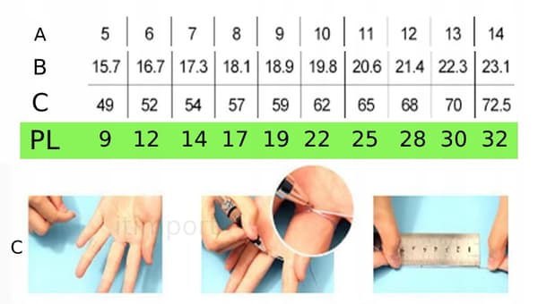 Wolfram vielsesring WOLFRING EU25 US11