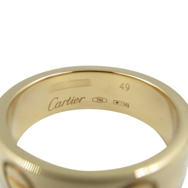 Pre-owned Cartier 18K Yellow Gold Classic Love Ring Gold