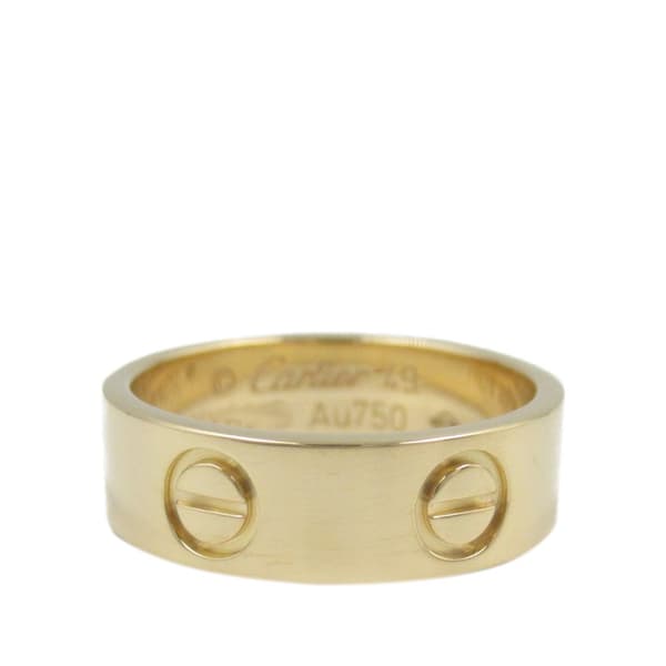 Pre-owned Cartier 18K Yellow Gold Classic Love Ring Gold