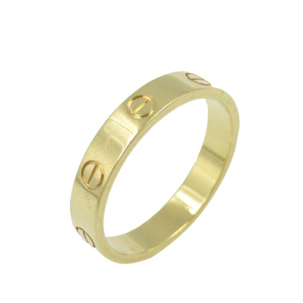 Pre-owned Cartier 18K Yellow Gold Small Love Ring Gold
