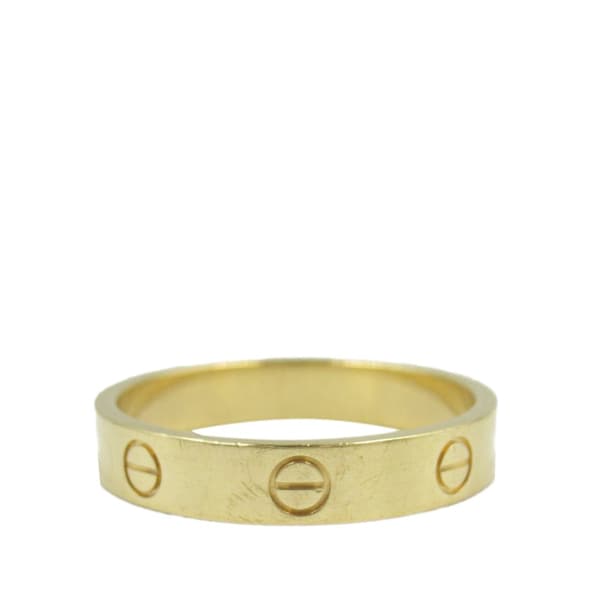 Pre-owned Cartier 18K Yellow Gold Small Love Ring Gold