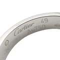 Miniatyrbild 4 av 5: Pre-owned Cartier 18K White Gold Small Love Ring Silver