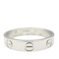 Miniatyrbild 2 av 5: Pre-owned Cartier 18K White Gold Small Love Ring Silver