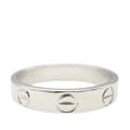 Miniatyrbild 1 av 5: Pre-owned Cartier 18K White Gold Small Love Ring Silver