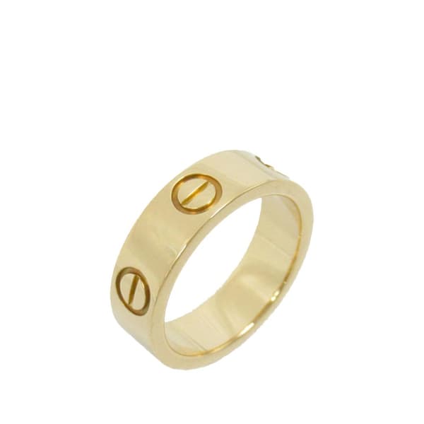 Pre-owned Cartier 18K Yellow Gold Classic Love Ring Gold