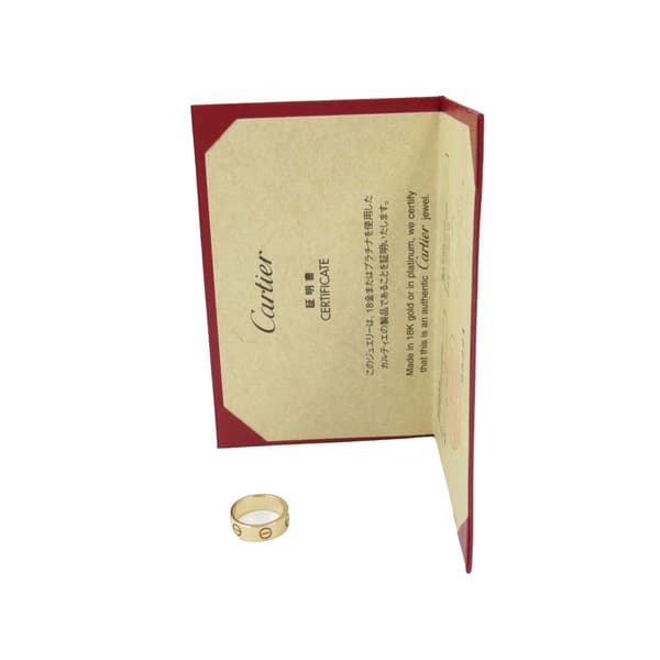 Pre-owned Cartier 18K Yellow Gold Classic Love Ring Gold