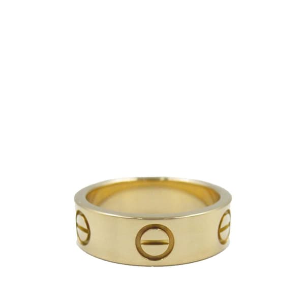 Pre-owned Cartier 18K Yellow Gold Classic Love Ring Gold