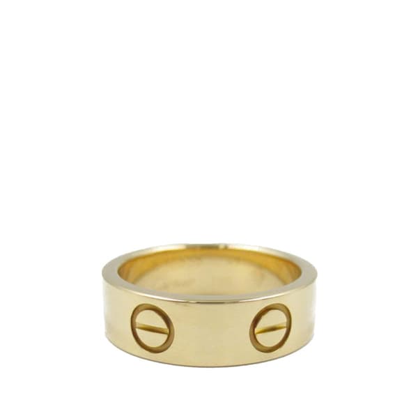 Pre-owned Cartier 18K Yellow Gold Classic Love Ring Gold