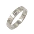Miniatyrbild 3 av 4: Pre-owned Cartier 18K White Gold Small Love Ring White