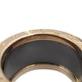 Pikkukuva 5 / 5: Pre-owned Bvlgari 18K Rose Gold and Ceramic B.Zero1 Three Band Ring Pink