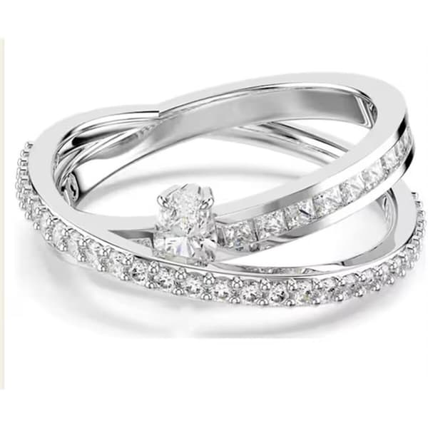 Ring til kvinder Swarovski 5691230 Sølvfarvet 18