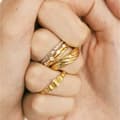 Miniatyrbild 4 av 6: Damring 24KAE 124142Y/54 Gyllene 14