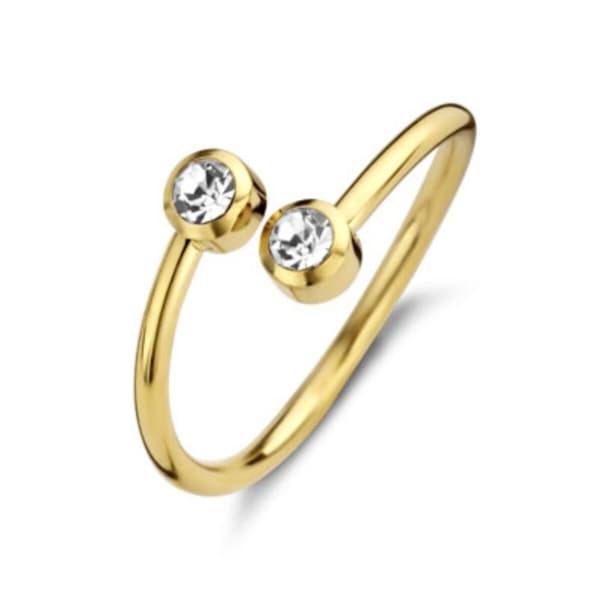 Ring til kvinder CO88 Collection 8CR-10025-56 16 Gylden