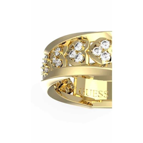 Naisten sormus Guess JUBR04605JWYG52 12 Kullattu