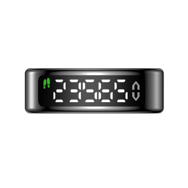 INF Smart Ring Svart med helseovervåking 14