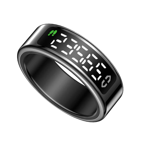 INF Smart Ring Svart med helseovervåking 14