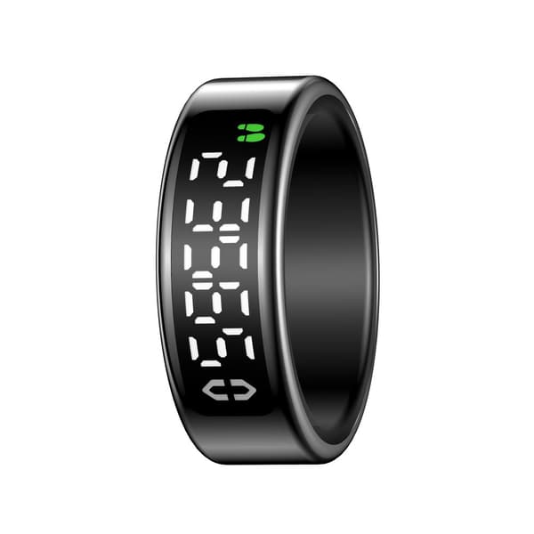 INF Smart Ring Svart med helseovervåking 14