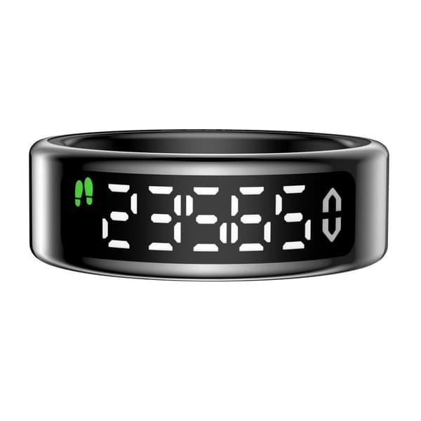 INF Smart Ring Svart med helseovervåking 14