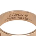 Pikkukuva 4 / 5: Pre-owned Cartier 18K Rose Gold Classic Love Ring Pink