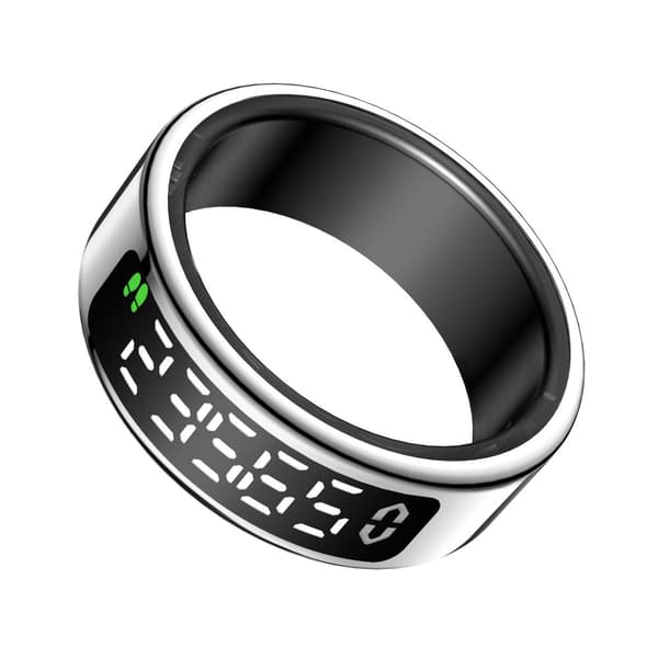 INF Smart ring med hälsoövervakningsfunktion Silver 11
