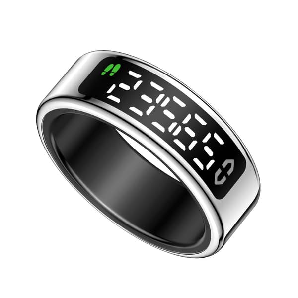 INF Smart ring med hälsoövervakningsfunktion Silver 11
