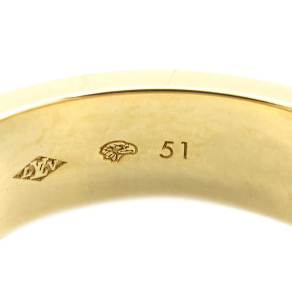 Pre-owned Louis Vuitton 18K Yellow Gold Empreinte Ring Gold