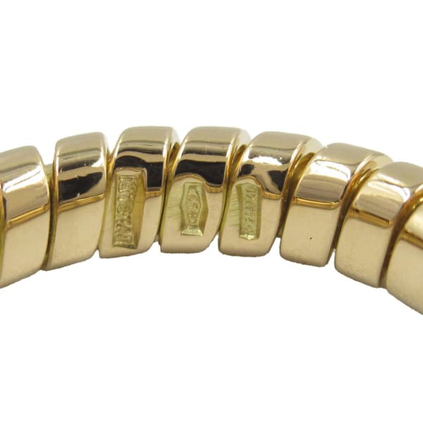 Pre-owned Bvlgari 18K Yellow Gold Tubogas Ring Gold