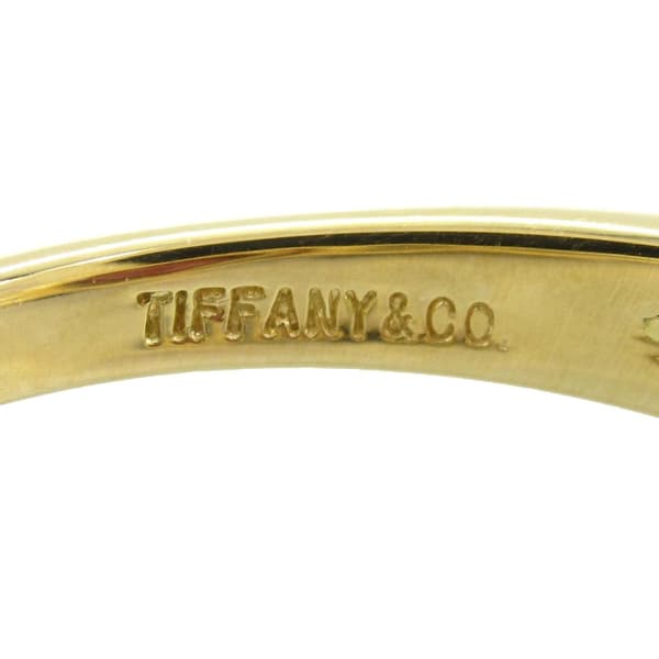 Pre-owned Tiffany 18K Yellow Gold Garnet Heart Ring Gold