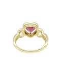 Miniatyrbild 2 av 7: Pre-owned Tiffany 18K Yellow Gold Garnet Heart Ring Gold