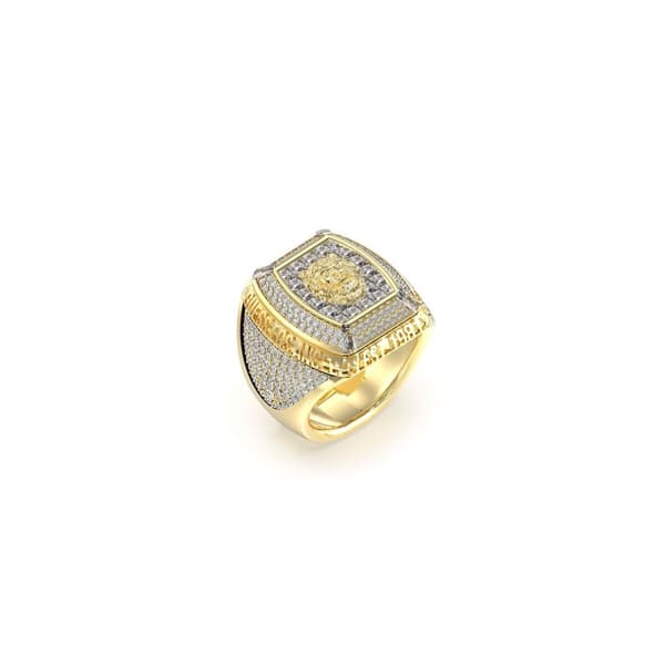 Miesten sormus Guess JUMR05002JWYG64 Kullattu