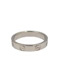 Miniatyrbilde 1 av 4: Pre-owned Cartier 18K White Gold Small Love Ring Silver