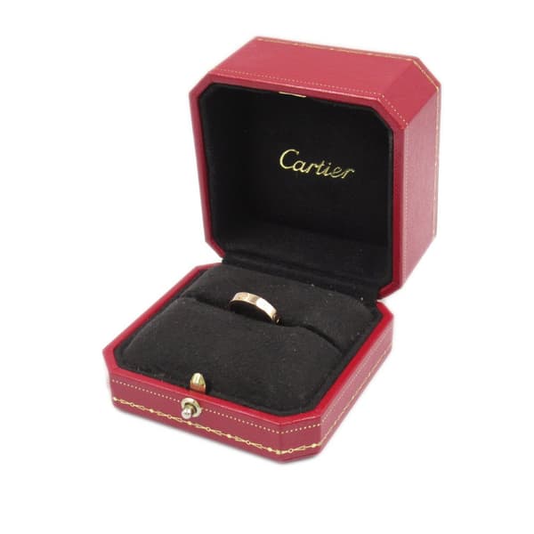Pre-owned Cartier 18K Rose Gold Small Love Ring Pink