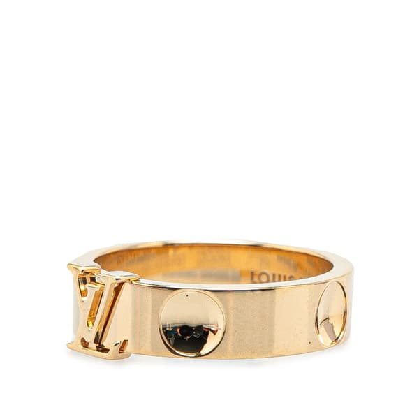 Pre-owned Louis Vuitton 18K Yellow Gold Empreinte Ring Gold