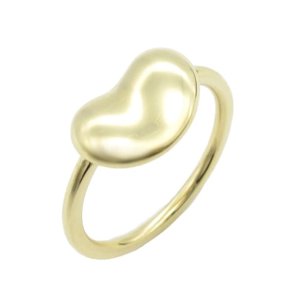 Pre-owned Tiffany 18K Yellow Gold Elsa Peretti Bean Ring Gold