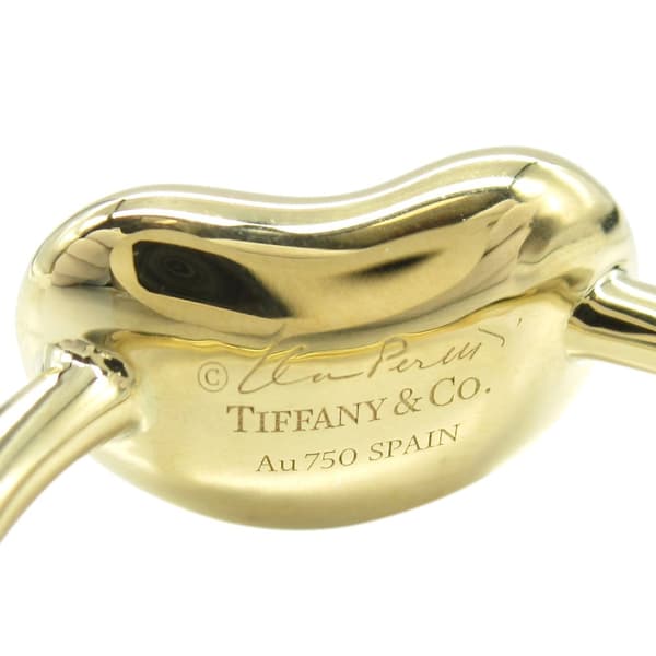 Pre-owned Tiffany 18K Yellow Gold Elsa Peretti Bean Ring Gold