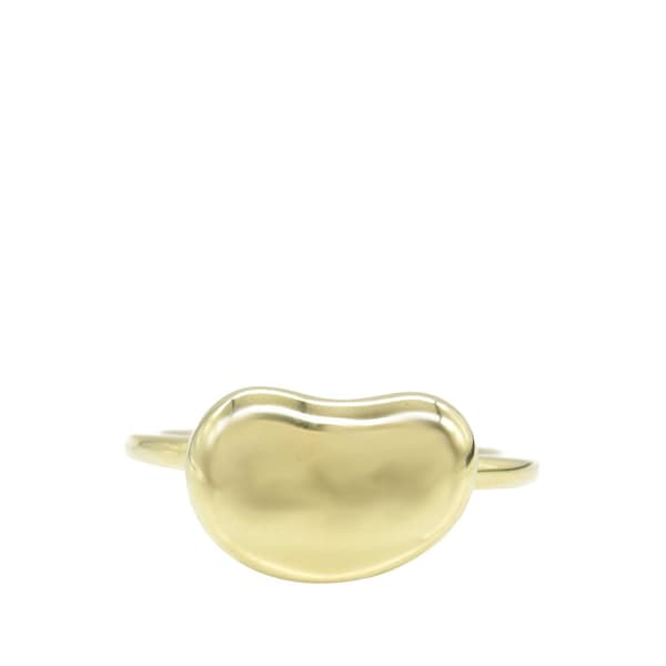 Pre-owned Tiffany 18K Yellow Gold Elsa Peretti Bean Ring Gold