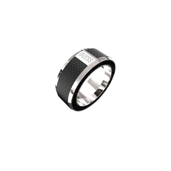 Herr ring Guess JUMR04048JWSTBK62 Svart