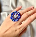 Miniatyrbillede 1 af 2: Agélii Fashion - Rhinestone ring - choose your favorite color