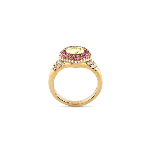 Ring til kvinder Guess JUBR05009JWYGPK56 Gylden 16