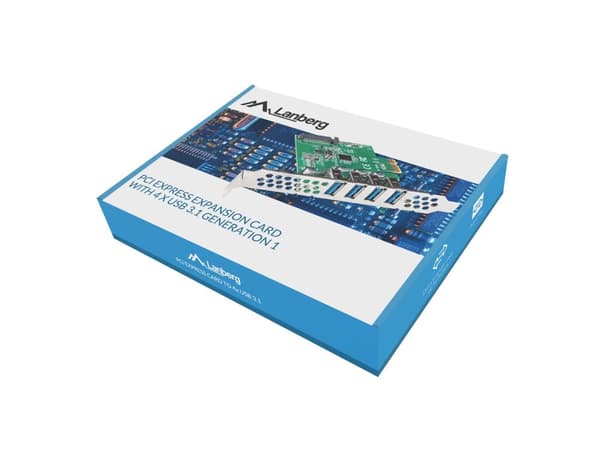 Lanberg PCE-US3-004 interfacekort/adapter Intern USB 3.2 Gen 1 (3.1 Gen 1)